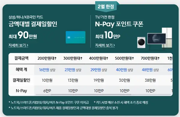 삼성닷컴 페스타 구매 혜택
