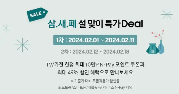 삼성닷컴 페스타 설 특가