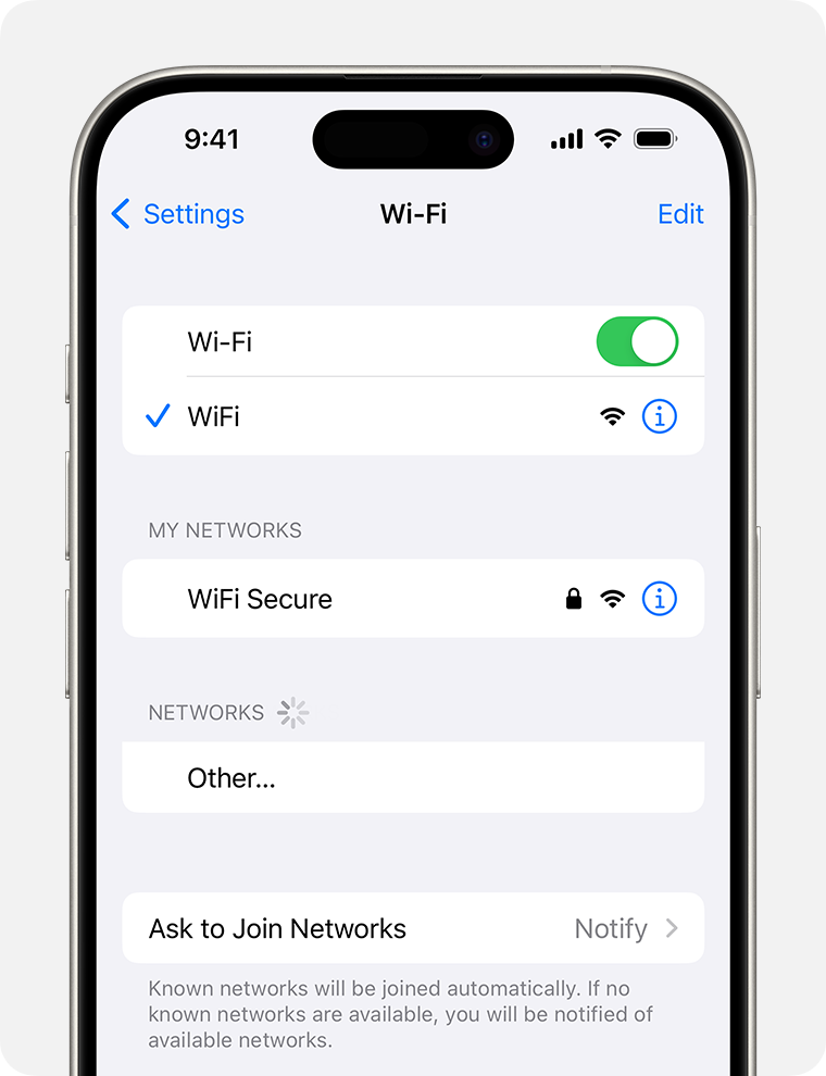 ios 18 와이파이 설정