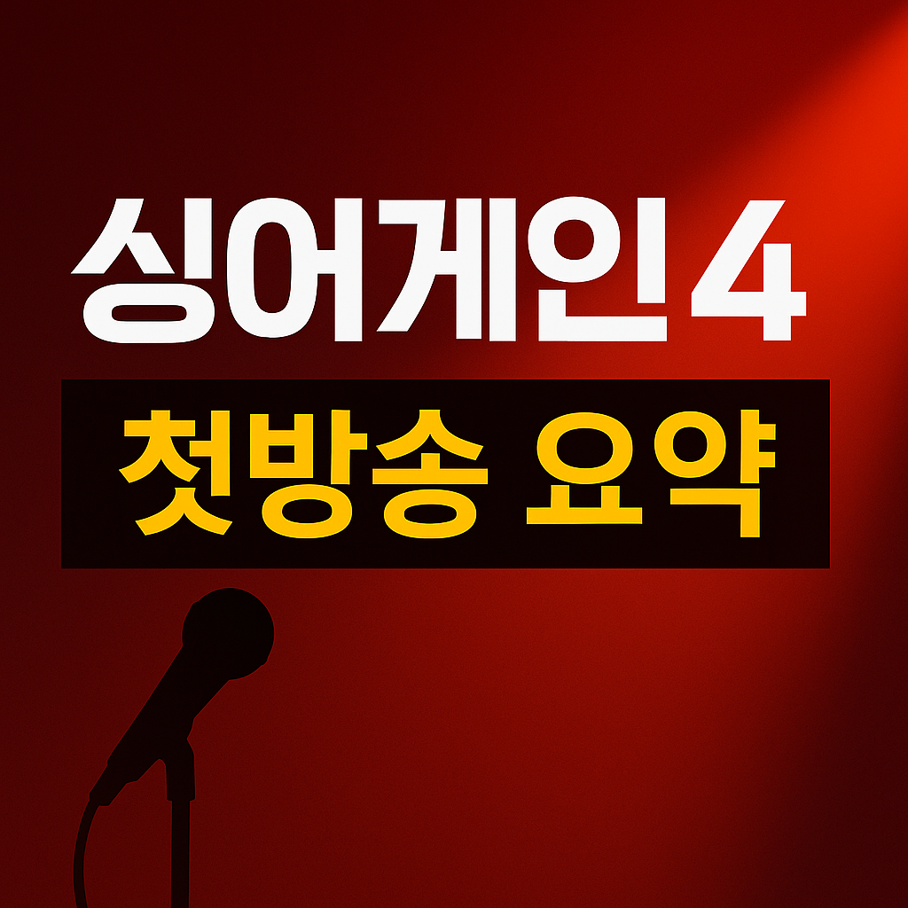 싱어게인4 첫방송 대표이미지
