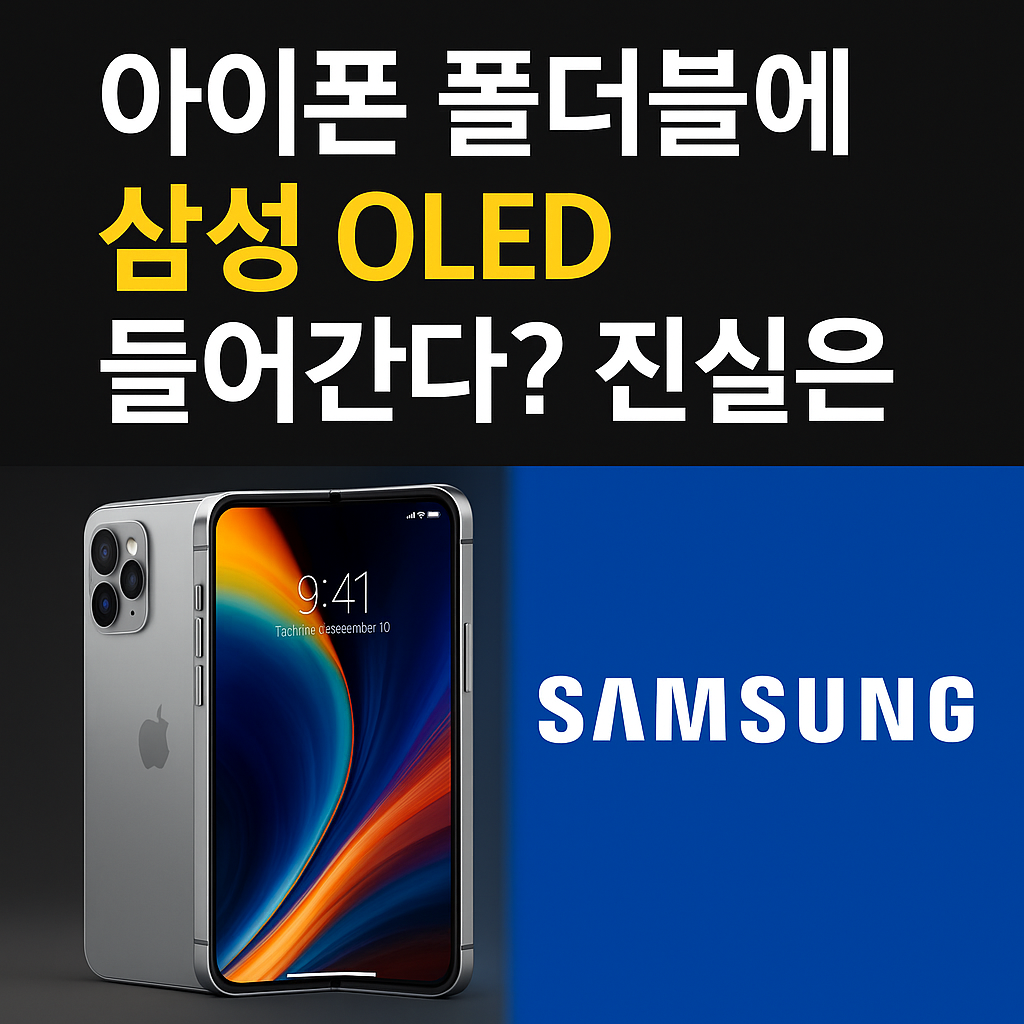 아이폰 폴더블 디스플레이 대표이지