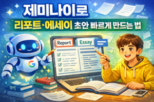 제미나이 리포트 대표이지