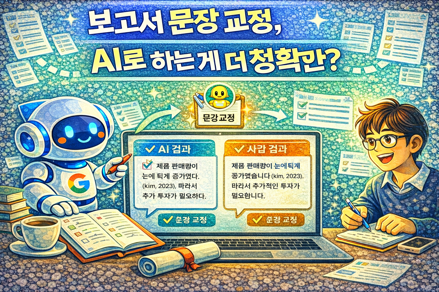 제미나이 보고서 문장 대표이미지