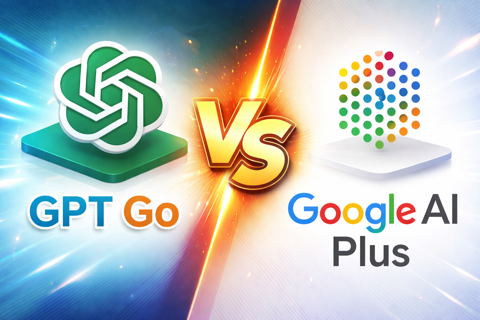 GPT Go vs google AI plus 대표이미지