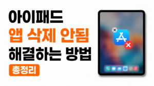 아이패드 앱 삭제 안됨 대표이미지