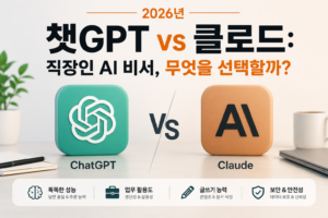 챗GPT vs 클로드 비교 2026 대표이미지