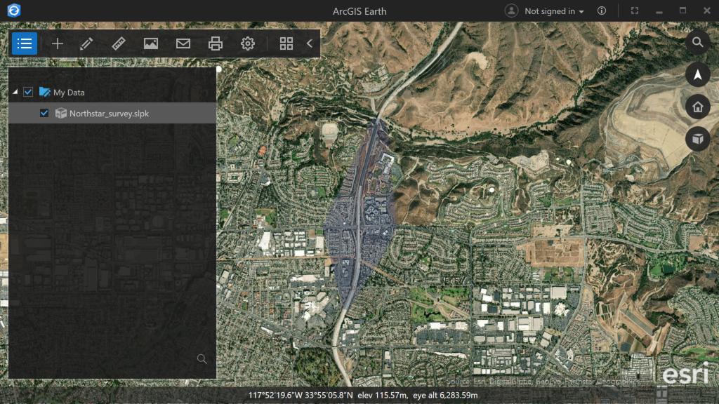 ArcGIS 지도 이미지