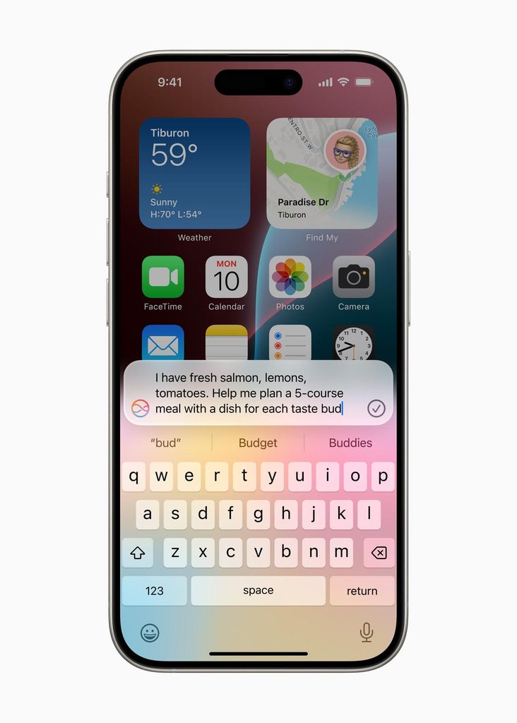 Siri·Apple Intelligence 활용 모습